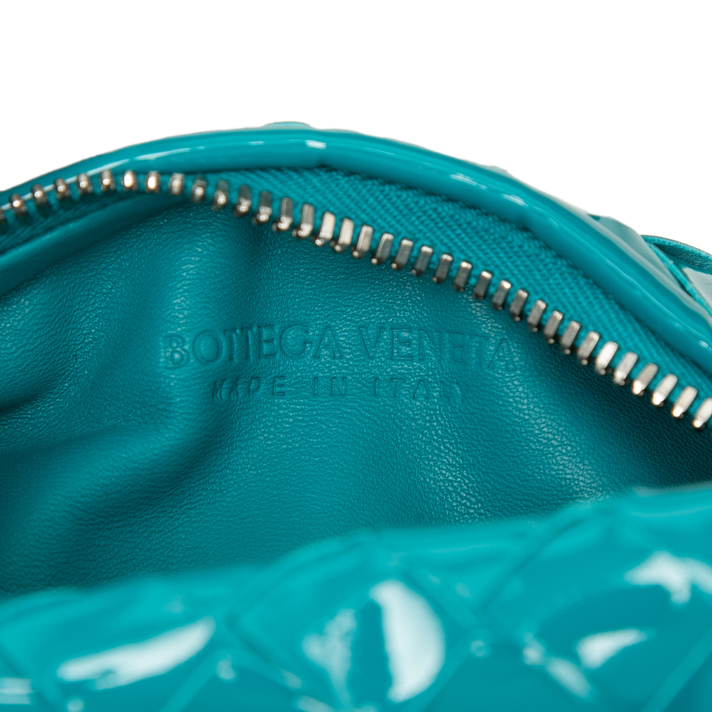 Pre-Loved Bottega Veneta Mini Patent Intrecciato Jodie - Picture 5 of 6